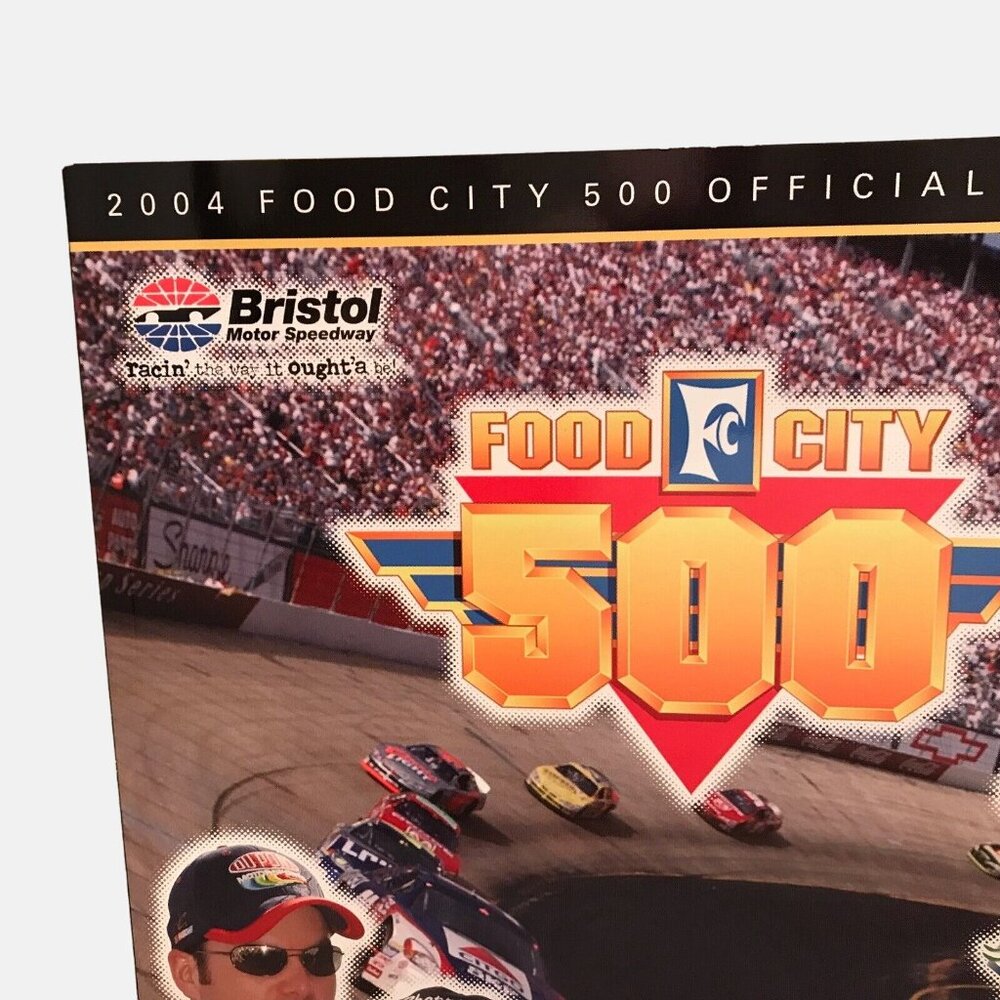 Food City 500 2004 Race Program Jeff Gordon / Dale Earnhardt Jr / Kevin Harvick - Picture 3 of 5